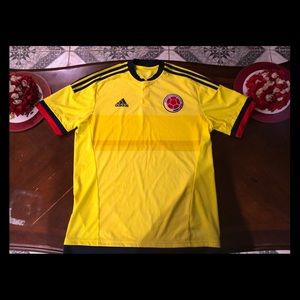 Adidas Youth Colombian Futbol Soccer Jersey Medium